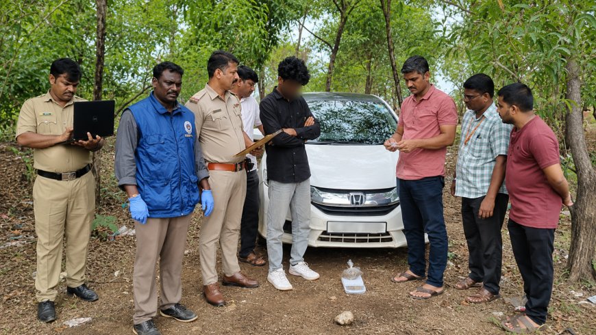 ಭಟ್ಕಳದಲ್ಲಿ ಗಾಂಜಾ ಮಾರಾಟ ಜಾಲಕ್ಕೆ ಪೊಲೀಸರ ಶಾಕ್: ಹೊಂಡಾ ಸಿಟಿ ಕಾರು ಸಮೇತ ಯುವಕ ಬಂಧನ