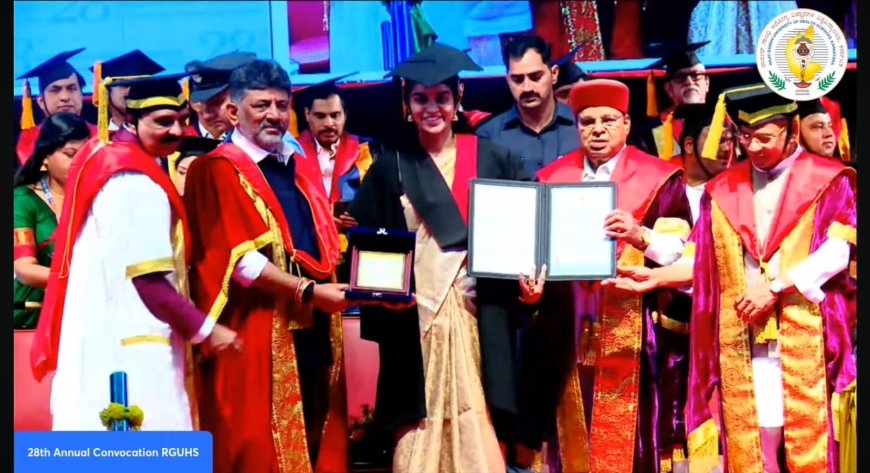 ರಾಜ್ಯಪಾಲರಿಂದ ಚಿನ್ನದ ಪದಕ ಪಡೆದ ಉತ್ತರ ಕನ್ನಡದ ಪ್ರತಿಭೆ |  ಮತ್ತಿಹಳ್ಳಿಯ ಯುವ ವೈದ್ಯೆ ಡಾ. ಸಮೀಕ್ಷಾ ಹೆಗಡೆಗೆ ರಾಜ್ಯಮಟ್ಟದ ಗೌರವ