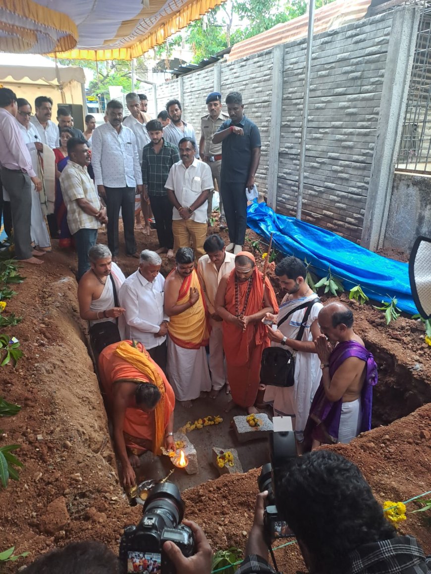 ಬೆಂಗಳೂರು ನಾಗರಭಾವಿಯಲ್ಲಿ ಸ್ವರ್ಣರಶ್ಮಿ ಕೌಶಲ್ಯಾಭಿವೃದ್ಧಿ ಮತ್ತು ತರಬೇತಿ ಸಂಸ್ಥೆಯ ನೂತನ ಕಟ್ಟಡಕ್ಕೆ ಶಿಲಾನ್ಯಾಸ