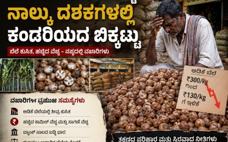 ಅಡಿಕೆ ವಖಾರಿಗಳ ಸಂಕಷ್ಟ: ನಾಲ್ಕು ದಶಕಗಳಲ್ಲಿ ಕಂಡರಿಯದ ಬಿಕ್ಕಟ್ಟು