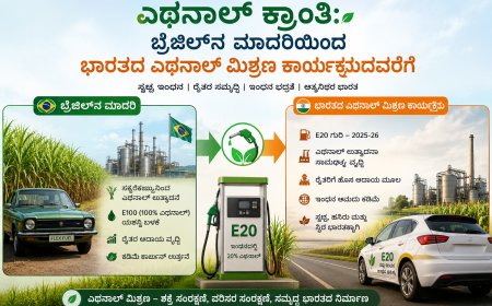 ಎಥನಾಲ್ ಕ್ರಾಂತಿ: ಬ್ರೆಜಿಲ್‌ನ ಮಾದರಿಯಿಂದ ಭಾರತದ ಎಥನಾಲ್ ಮಿಶ್ರಣ ಕಾರ್ಯಕ್ರಮದವರೆಗೆ