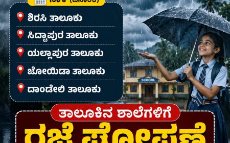 ನಾಳೆ (ಜುಲೈ 7) ಶಾಲೆಗಳಿಗೆ ರಜೆ ಘೋಷಣೆ