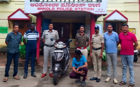 ಒಂದು ಬೈಕ್ ಕಳ್ಳತನದಿಂದ ಬಯಲಾಯಿತು ಸರಣಿ ಕಳ್ಳನ 'ಕ್ರೈಂ ಹಿಸ್ಟರಿ'!; ಉತ್ತರ ಕನ್ನಡದ 10ಕ್ಕೂ ಹೆಚ್ಚು ಕೇಸ್‌ಗಳಲ್ಲಿ ಭಾಗಿಯಾಗಿದ್ದ ಆರೋಪಿ ಅಂದರ್