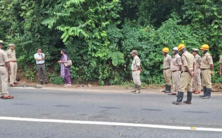 ಆರತಿಬೈಲ್ ಘಟ್ಟ ದುರಂತ: ಅಪಘಾತ ಸ್ಥಳಕ್ಕೆ ಡಿಐಜಿ ಕೆ. ಪರಶುರಾಮ್ ಭೇಟಿ; ಪರಿಶೀಲನೆ, ರಸ್ತೆ ಸುರಕ್ಷತೆಗೆ ಅಧಿಕಾರಿಗಳಿಗೆ ಮಹತ್ವದ ಸೂಚನೆ