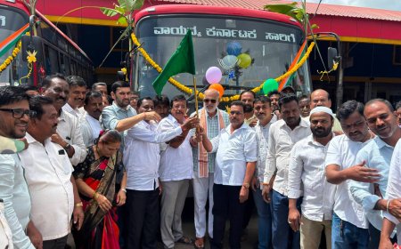 ಶಿರಸಿ–ಮುಂಡಗೋಡ–ಸೌವದತ್ತಿ ನೂತನ ಬಸ್ ಸೇವೆಗೆ ಚಾಲನೆ; ಶಾಸಕ ಶಿವರಾಮ ಹೆಬ್ಬಾರರಿಂದ ಹಸಿರು ನಿಶಾನೆ