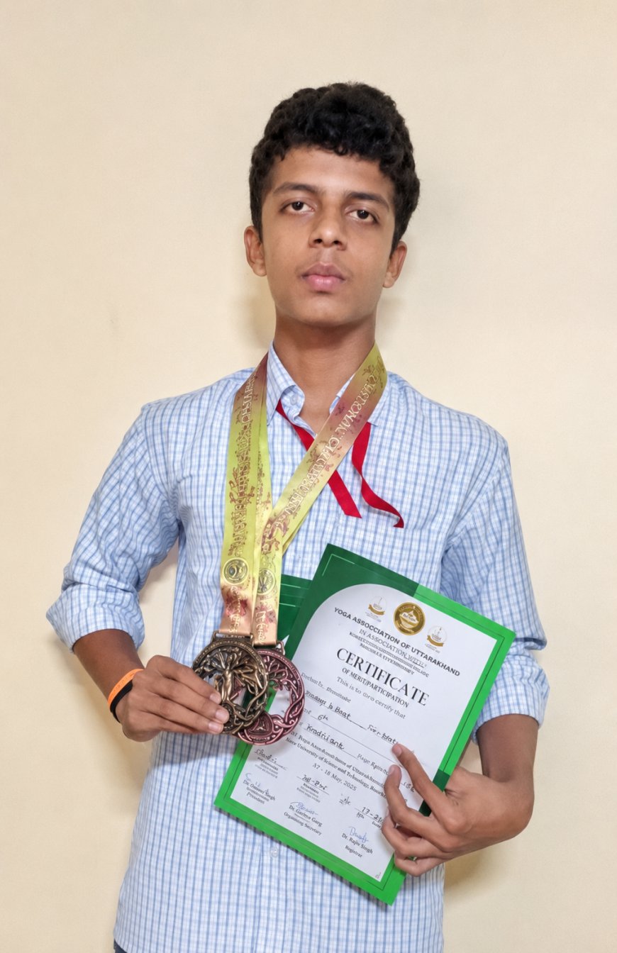 ಥೈಲ್ಯಾಂಡ್ ಅಂತರರಾಷ್ಟ್ರೀಯ ಯೋಗಾಸನ ಸ್ಪರ್ಧೆಗೆ ಶಿರಸಿಯ ಅಕ್ಷಯ್ ಗಣೇಶ್ ಭಟ್ ಆಯ್ಕೆ