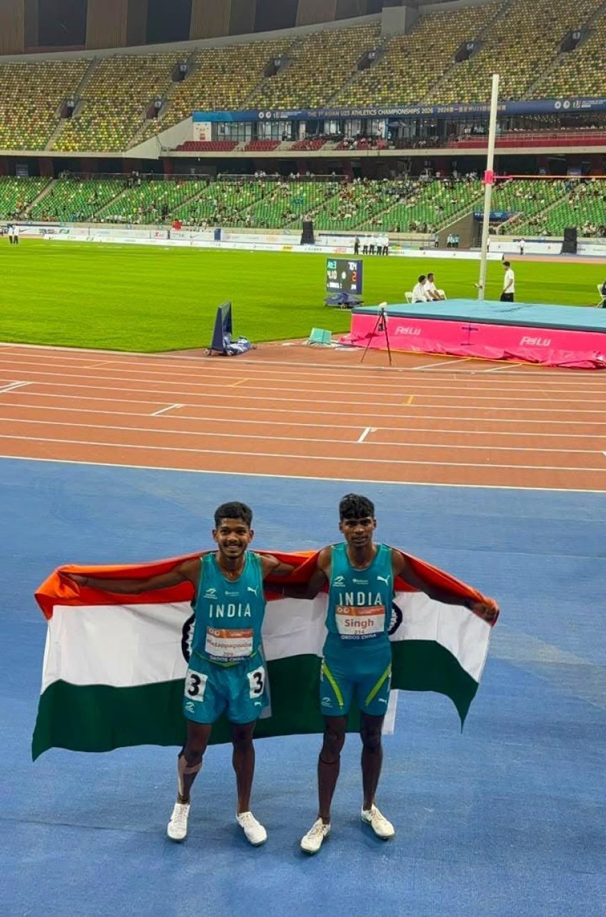 ಚೀನಾದಲ್ಲಿ ಉತ್ತರ ಕನ್ನಡದ ಶಿವಾಜಿ ಮಿಂಚು: U-23 ಏಷ್ಯನ್ ಅಥ್ಲೆಟಿಕ್ಸ್‌ನಲ್ಲಿ 5000 ಮೀ. ಓಟದಲ್ಲಿ ಬೆಳ್ಳಿ ಪದಕ