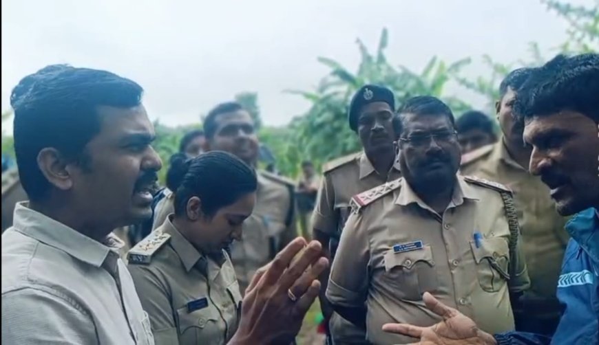 ಕ್ಷೇತ್ರ ಗಡಿ ದೃಢೀಕರಣಕ್ಕೆ ಒತ್ತಾಯ: ನಿವೃತ್ತ ಯೋಧನ ಅರಣ್ಯ ಭೂಮಿ ತೆರವು ಪ್ರಯತ್ನಕ್ಕೆ ಅರಣ್ಯವಾಸಿಗಳ ತೀವ್ರ ಆಕ್ರೋಶ