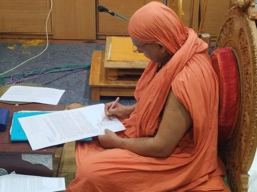 ಚಾತುರ್ಮಾಸ್ಯದಲ್ಲೇ ಪರಿಸರ ಹೋರಾಟಕ್ಕೆ ಹೊಸ ರೂಪ! ನದಿ ತಿರುವು ಯೋಜನೆ ವಿರೋಧಿಸಿ 10 ಸಾವಿರ ಪತ್ರ ಚಳುವಳಿ ಆರಂಭ