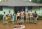 ಅಕ್ರಮ ಶ್ರೀಗಂಧ ಕೆತ್ತನೆ ಬಯಲು: 33 ಕೆಜಿ ಶ್ರೀಗಂಧ ವಶ, ಓರ್ವ ಆರೋಪಿ ಬಂಧನ – ಮತ್ತೋರ್ವ ಪರಾರಿ