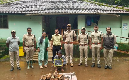 ಅಕ್ರಮ ಶ್ರೀಗಂಧ ಕೆತ್ತನೆ ಬಯಲು: 33 ಕೆಜಿ ಶ್ರೀಗಂಧ ವಶ, ಓರ್ವ ಆರೋಪಿ ಬಂಧನ – ಮತ್ತೋರ್ವ ಪರಾರಿ