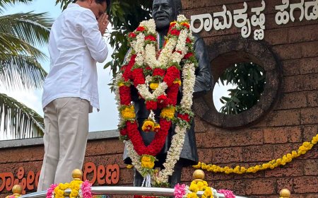 ಮೌಲ್ಯಧಾರಿತ ರಾಜಕಾರಣದ ಹರಿಕಾರ ರಾಮಕೃಷ್ಣ ಹೆಗಡೆ ಅವರ ಆದರ್ಶಗಳು ಎಲ್ಲರಿಗೂ ದಾರಿದೀಪ: ಶಾಸಕ ಭೀಮಣ್ಣ ಟಿ. ನಾಯ್ಕ