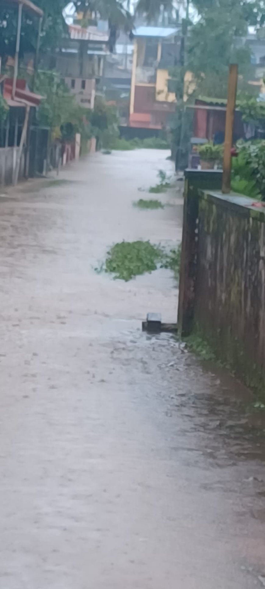 ಅಬ್ಬರದ ಮಳೆ: ಶಿರಸಿ ನಗರದ ಜನವಸತಿ ಪ್ರದೇಶಗಳಿಗೆ ನುಗ್ಗಿದ ನೀರು, ಜನಜೀವನ ಅಸ್ತವ್ಯಸ್ತ