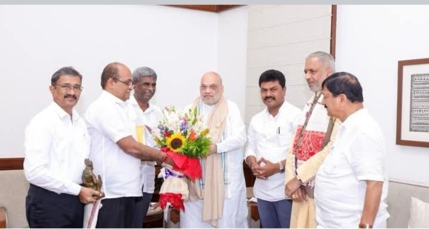 ಅಮಿತ್ ಶಾ ಭೇಟಿಯಾದ ಸಂಸದ ಕಾಗೇರಿ; ಅಕ್ರಮ ಅಡಿಕೆ ಆಮದು ತಡೆಗೆ ಕಠಿಣ ಕ್ರಮಕ್ಕೆ ಮನವಿ
