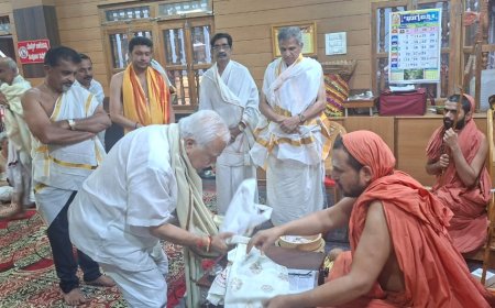 ಬೇಡ್ತಿ–ಅಘನಾಶಿನಿ ತಿರುವು ಯೋಜನೆ ವಿರುದ್ಧ ಎಲ್ಲ ಜನಪ್ರತಿನಿಧಿಗಳೊಂದಿಗೆ ಸಿಎಂ ಭೇಟಿ ಮಾಡಿ: ಸ್ವರ್ಣವಲ್ಲೀ ಶ್ರೀಗಳ ಆಗ್ರಹ