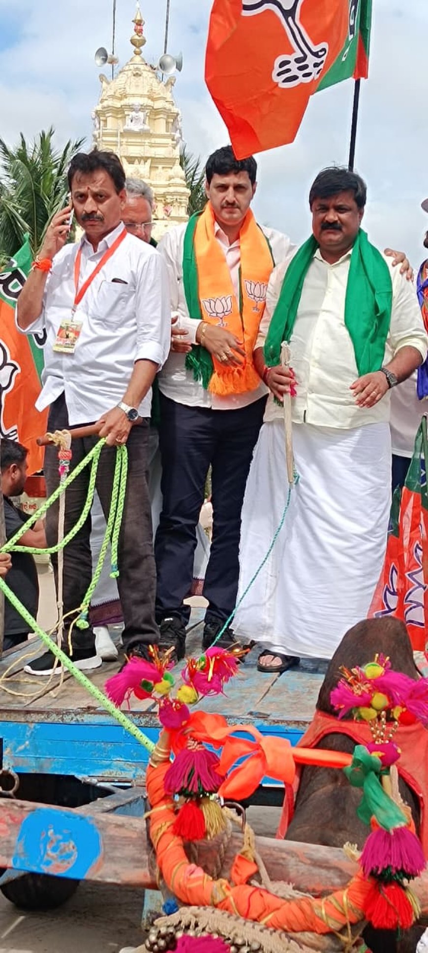 ಬಳ್ಳಾರಿ ಚಲೋ ಪಾದಯಾತ್ರೆಯಲ್ಲಿ ಉತ್ತರ ಕನ್ನಡದ ಬಿಜೆಪಿ ರೈತ ಮೋರ್ಚಾ ಭಾಗಿ