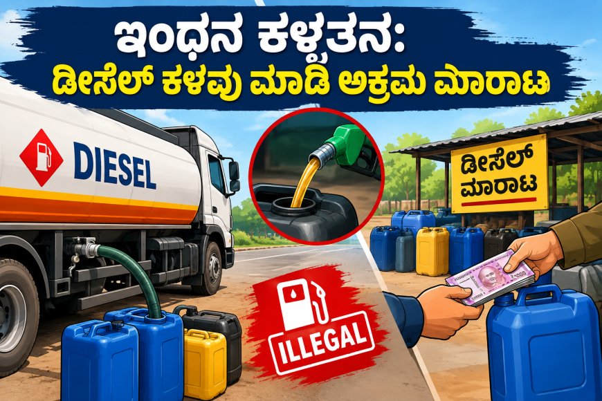 ಅಂಕೋಲಾದಲ್ಲಿ ಇಂಧನ ಕಳ್ಳತನ: ಡೀಸೆಲ್ ಕಳವು ಮಾಡಿ ಅಕ್ರಮ ಮಾರಾಟ; ಆರೋಪಿ ಬಂಧನ