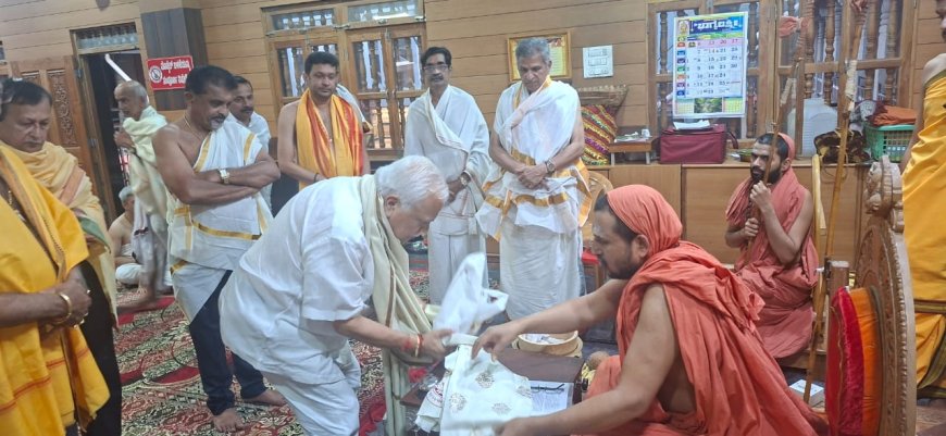 ಬೇಡ್ತಿ–ಅಘನಾಶಿನಿ ತಿರುವು ಯೋಜನೆ ವಿರುದ್ಧ ಎಲ್ಲ ಜನಪ್ರತಿನಿಧಿಗಳೊಂದಿಗೆ ಸಿಎಂ ಭೇಟಿ ಮಾಡಿ: ಸ್ವರ್ಣವಲ್ಲೀ ಶ್ರೀಗಳ ಆಗ್ರಹ